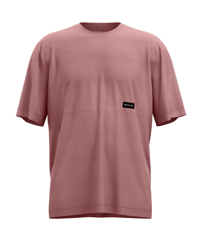 "185 MERINO PATCH TS M" - "dusk rose"