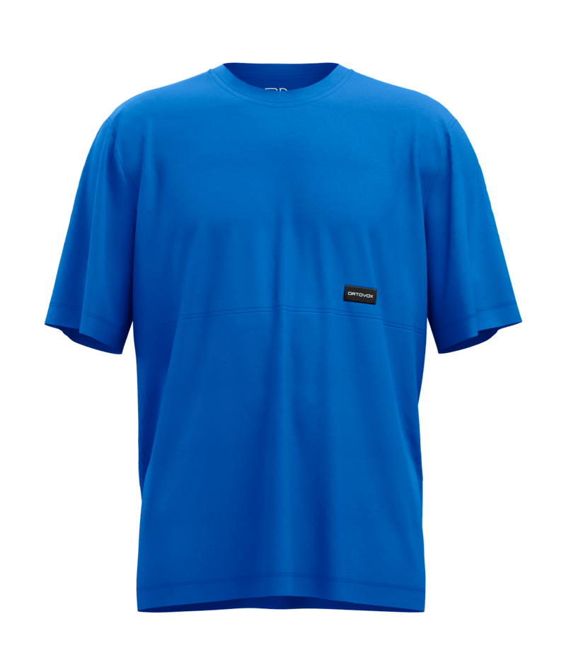 "185 MERINO PATCH TS M" - "blue note"