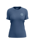 "185 MERINO MTN BADGE TS W" - "blue nunatak"