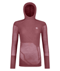 "MERINO THERMOVENT HOODY W" - "mountain rose"