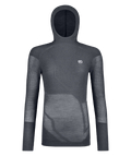 "MERINO THERMOVENT HOODY W" - "dark grey blend"