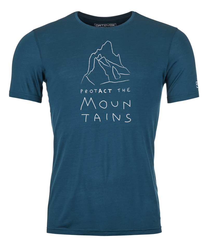 "150 COOL MTN PROTECTOR TS  M" - "petrol blue"