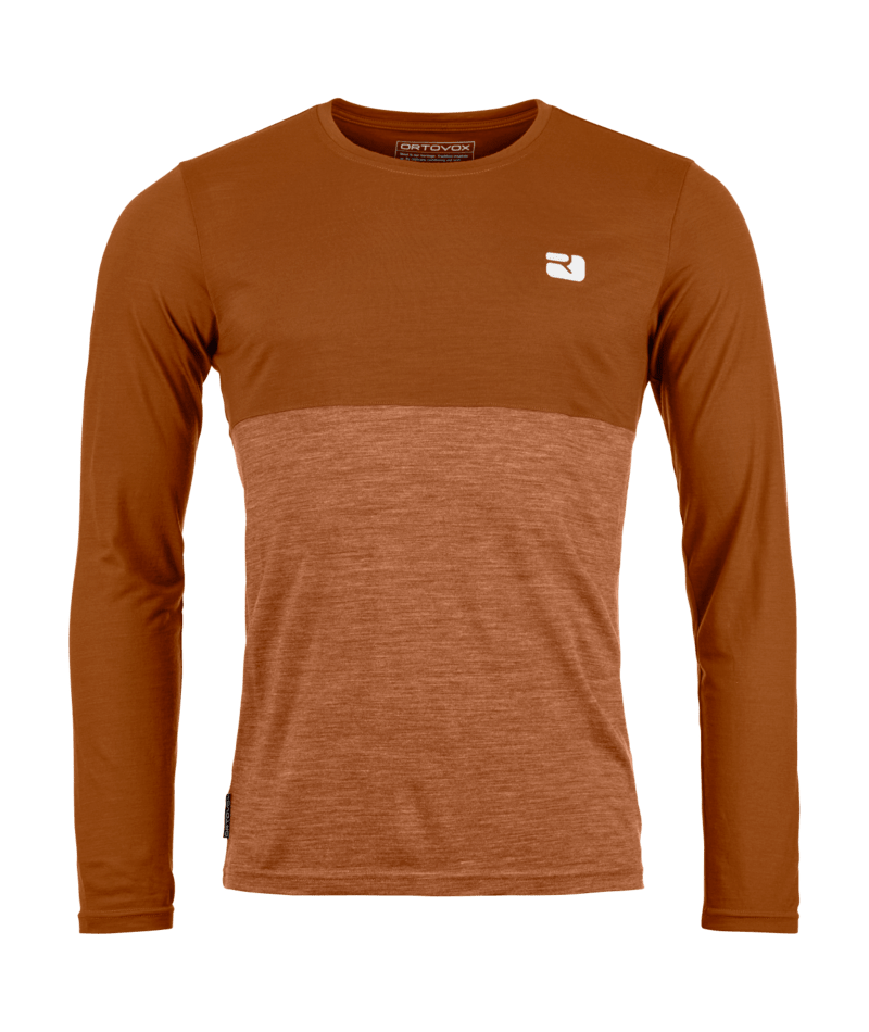 "150 COOL LOGO LS M" - "bristle brown"