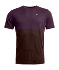 "185 ROCK’N’WOOL SHORT SLEEVE M" - "dark wild berry"