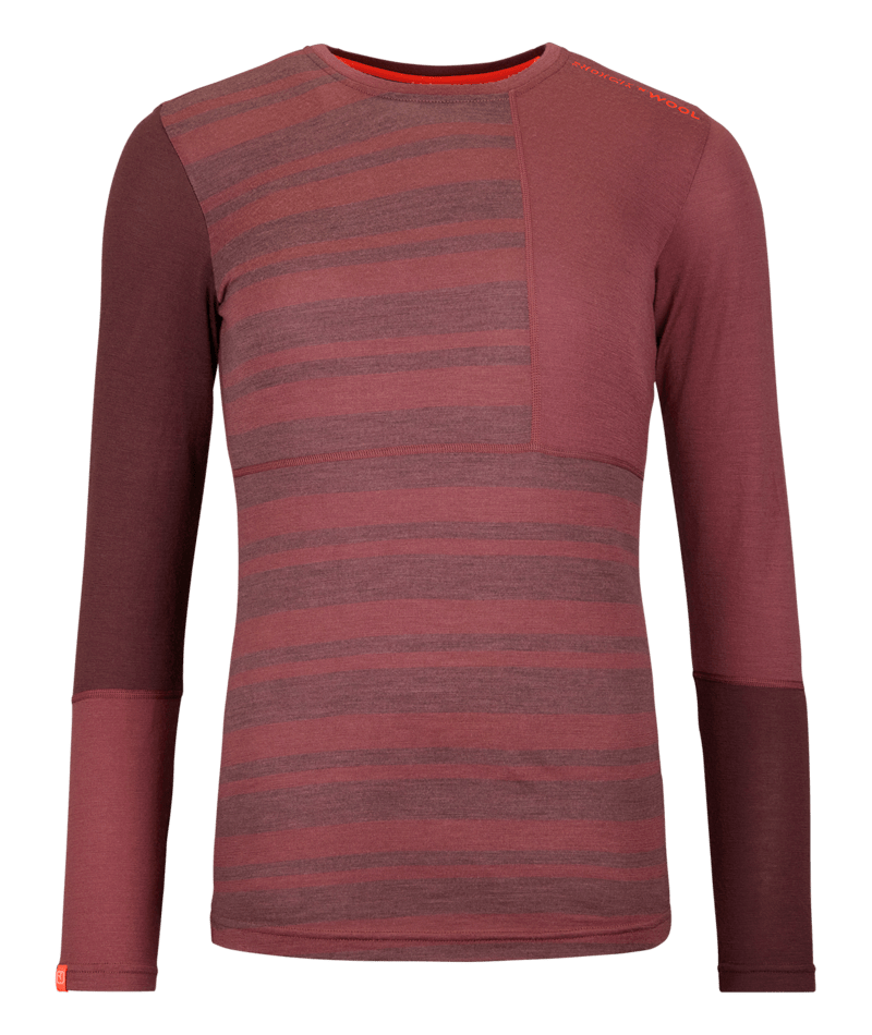 "185 ROCK'N'WOOL LONG SLEEVE W" - "mountain rose"