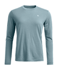 "185 ROCK'N'WOOL LONG SLEEVE W" - "icy shore"