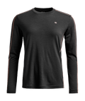 "185 ROCK'N'WOOL LONG SLEEVE W" - "black raven"