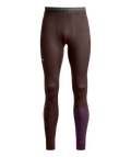"185 ROCK’N’WOOL LONG PANTS M" - "dark chestnut"