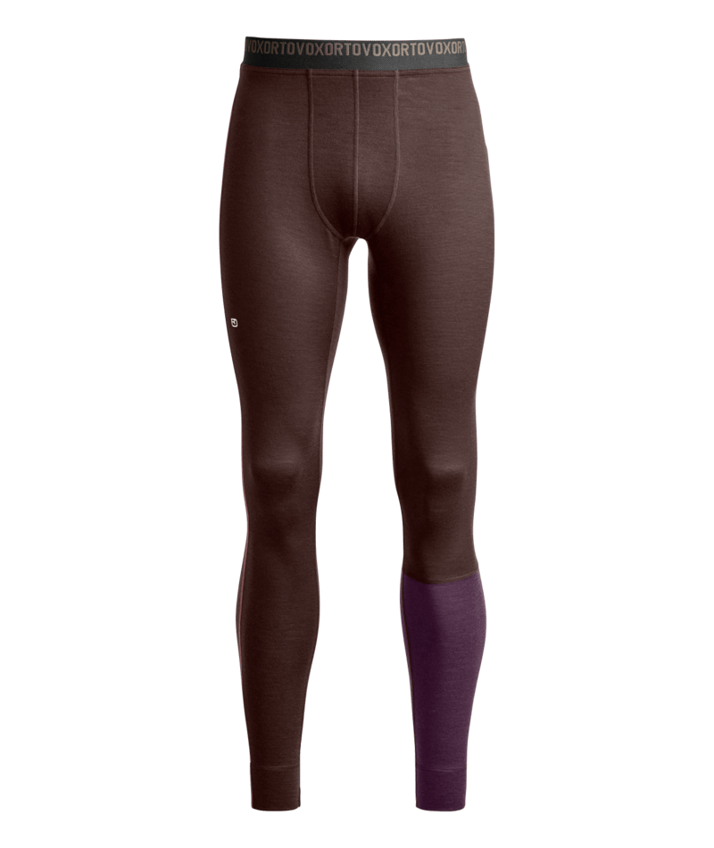 "185 ROCK’N’WOOL LONG PANTS M" - "dark chestnut"