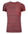 "185 ROCK’N’WOOL SHORT SLEEVE W" - "mountain rose"