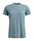 "185 ROCK’N’WOOL SHORT SLEEVE W" - "icy shore"