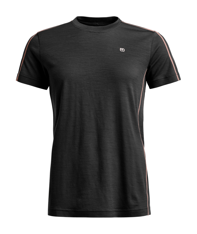 "185 ROCK’N’WOOL SHORT SLEEVE W" - "black raven"