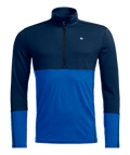 "185 ROCK'N'WOOL ZIP NECK M" - "deep ocean"