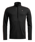"185 ROCK'N'WOOL ZIP NECK M" - "black raven"
