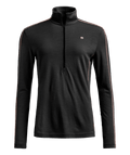 "185 ROCK'N'WOOL ZIP NECK W" - "black raven"
