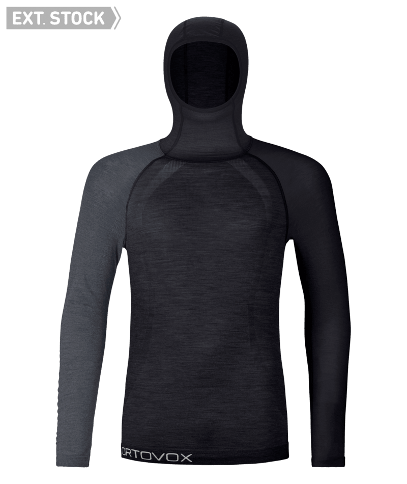 "120 COMP LIGHT HOODY M" - "black raven"