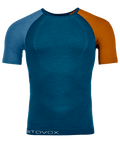 "120 COMP LIGHT SHORT SLEEVE M" - "petrol blue"