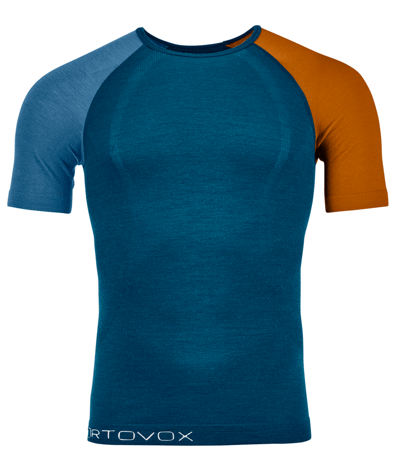 "120 COMP LIGHT SHORT SLEEVE M" - "petrol blue"