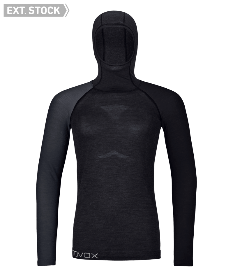 "120 COMP LIGHT HOODY W" - "black raven"