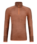 "230 COMPETITION ZIP NECK W" - "faded tangerine"