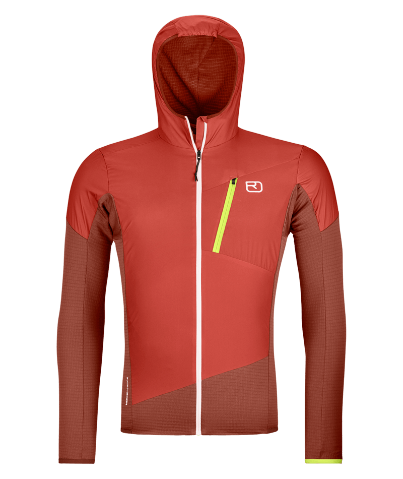 "LADIZ HYBRID JACKET M" - "clay orange"