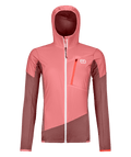 "LADIZ HYBRID JACKET W" - "mountain rose"