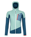 "LADIZ HYBRID JACKET W" - "petrol blue"