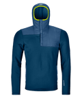 "FLEECE PLUS ANORAK M" - "petrol blue"