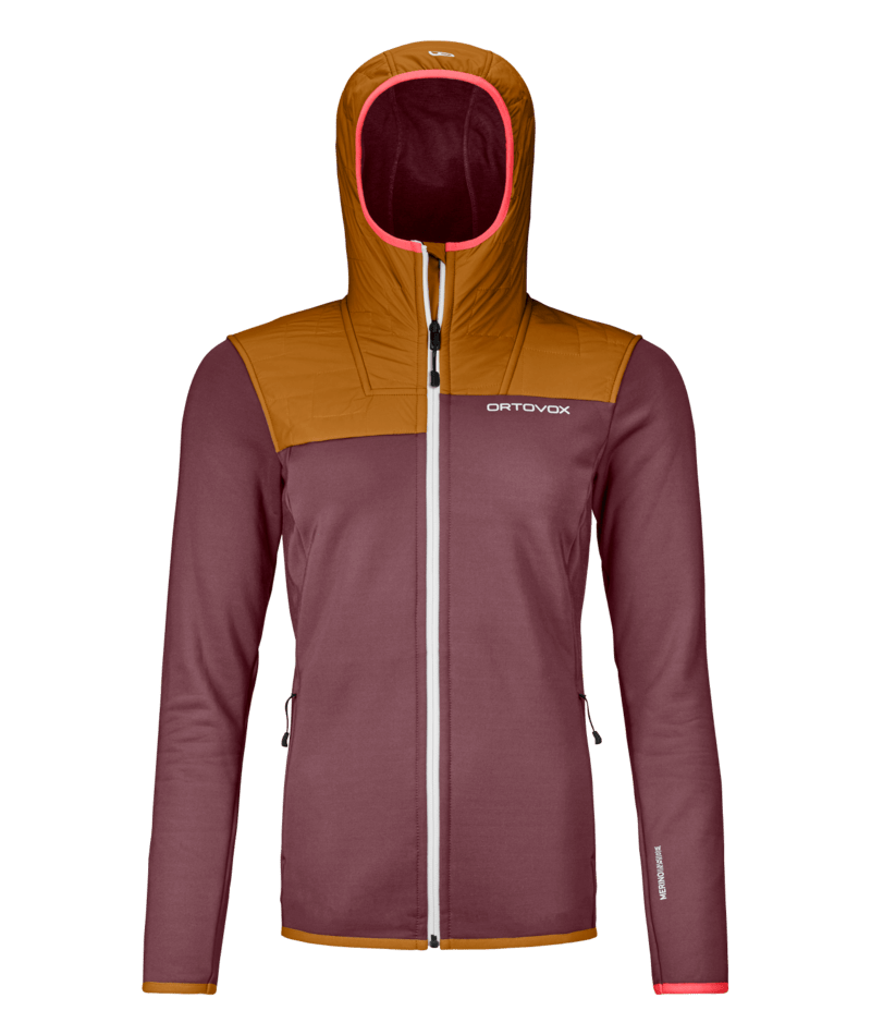 "FLEECE PLUS HOODY W" - "mountain rose"