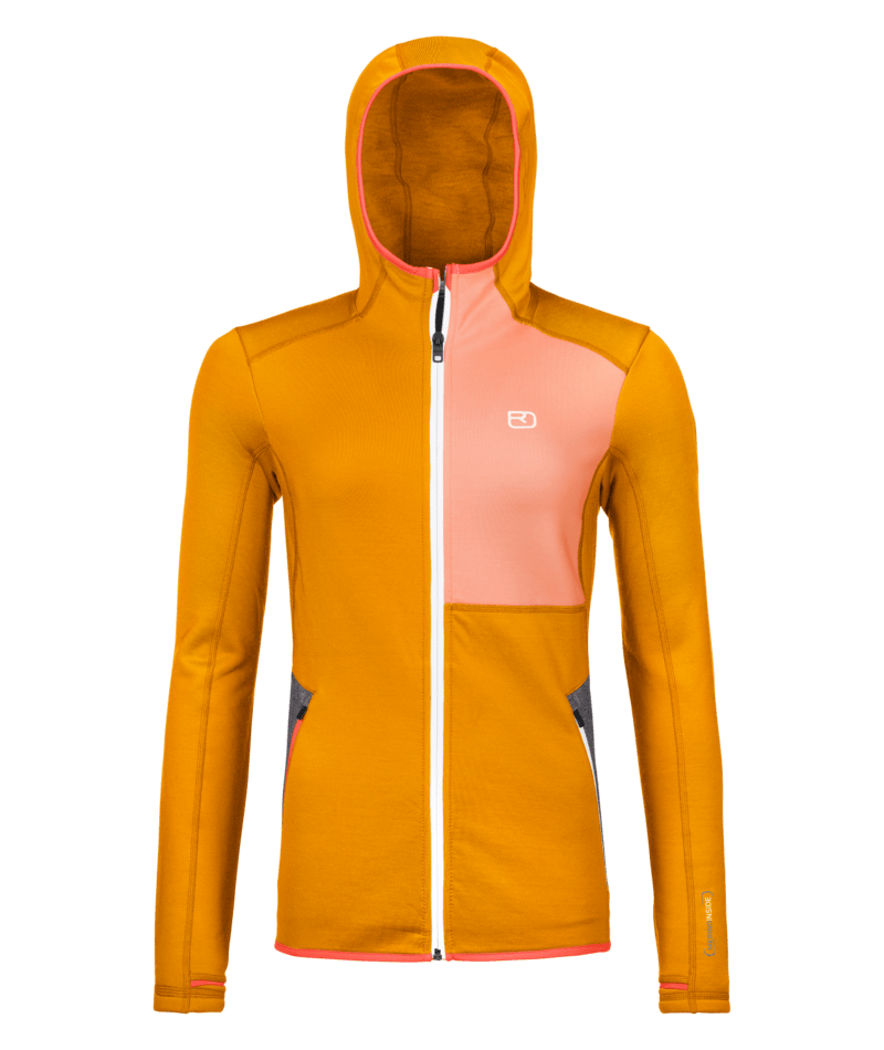 "FLEECE HOODY W" - "autumn leaves"