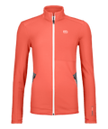 "FLEECE JACKET W" - coral