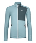 "FLEECE JACKET W" - "glacier grey"