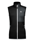 "FLEECE VEST W" - "black raven"