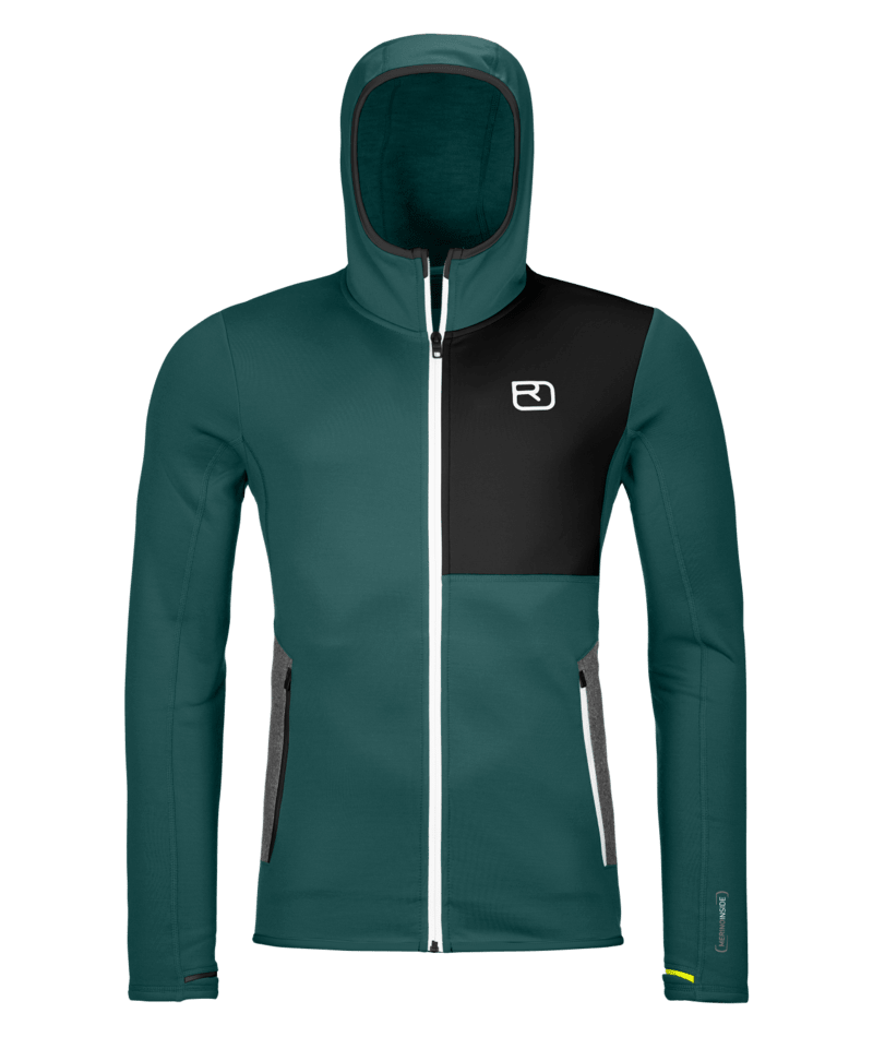 "FLEECE HOODY M" - "dark pacific"