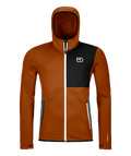 "FLEECE HOODY M" - "bristle brown"