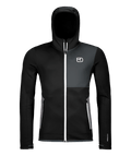 "FLEECE HOODY M" - "black raven"