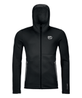 "FLEECE HOODY M" - "black raven"