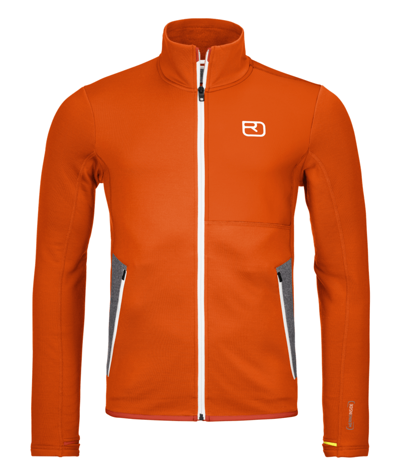"FLEECE JACKET M" - "hot orange"