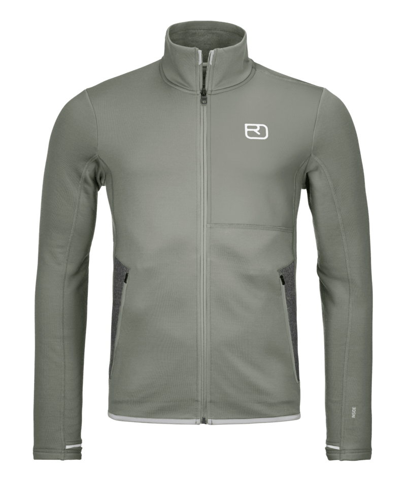 "FLEECE JACKET M" - "green sage"