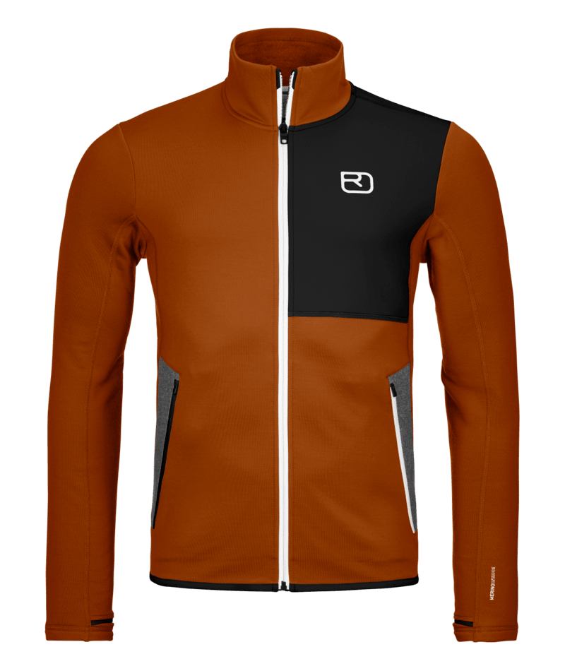 "FLEECE JACKET M" - "bristle brown"