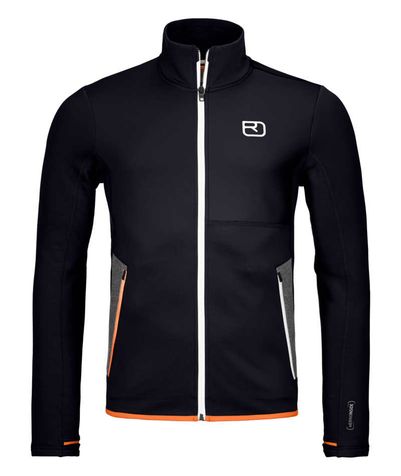 "FLEECE JACKET M" - "black raven"