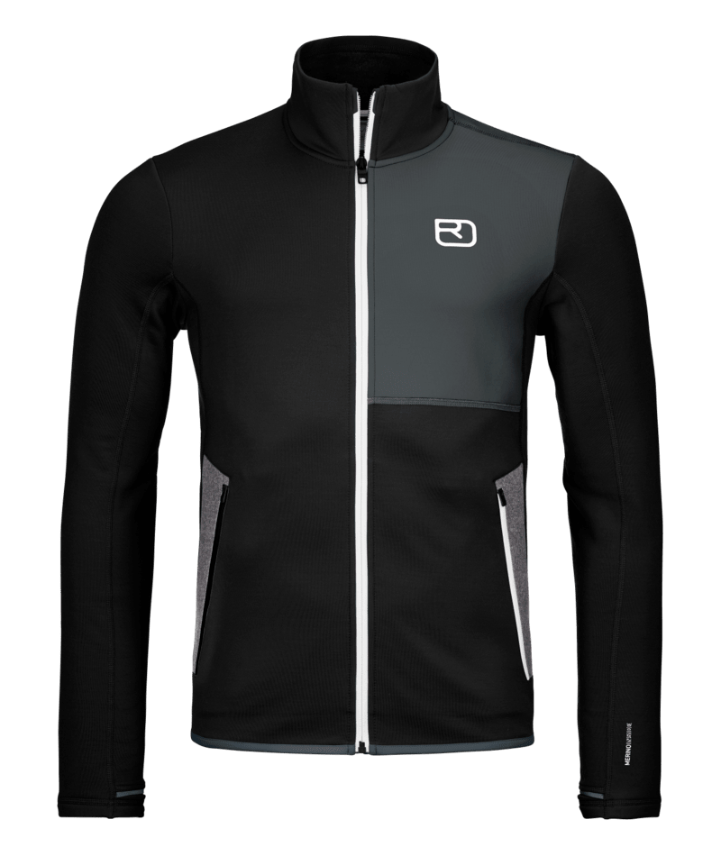 "FLEECE JACKET M" - "black raven"