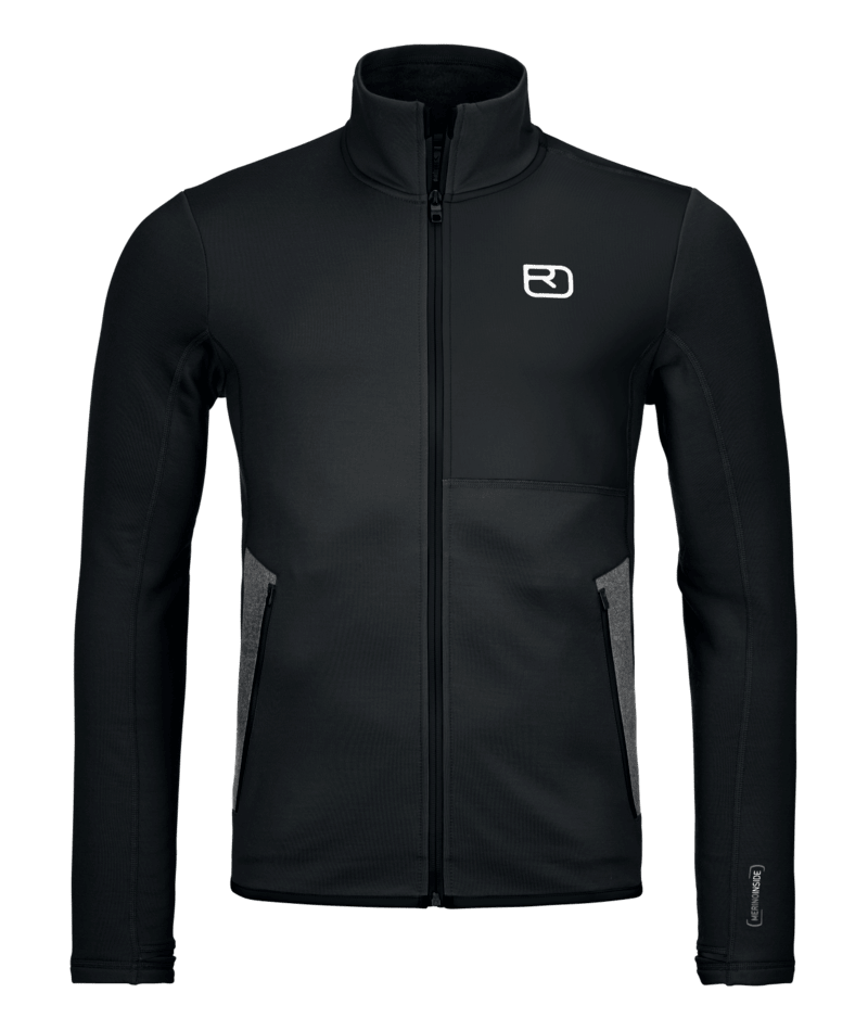 "FLEECE JACKET M" - "black raven"
