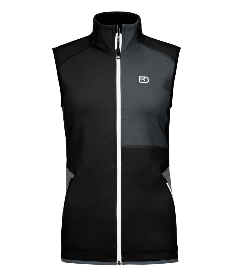 "FLEECE VEST M" - "black raven"