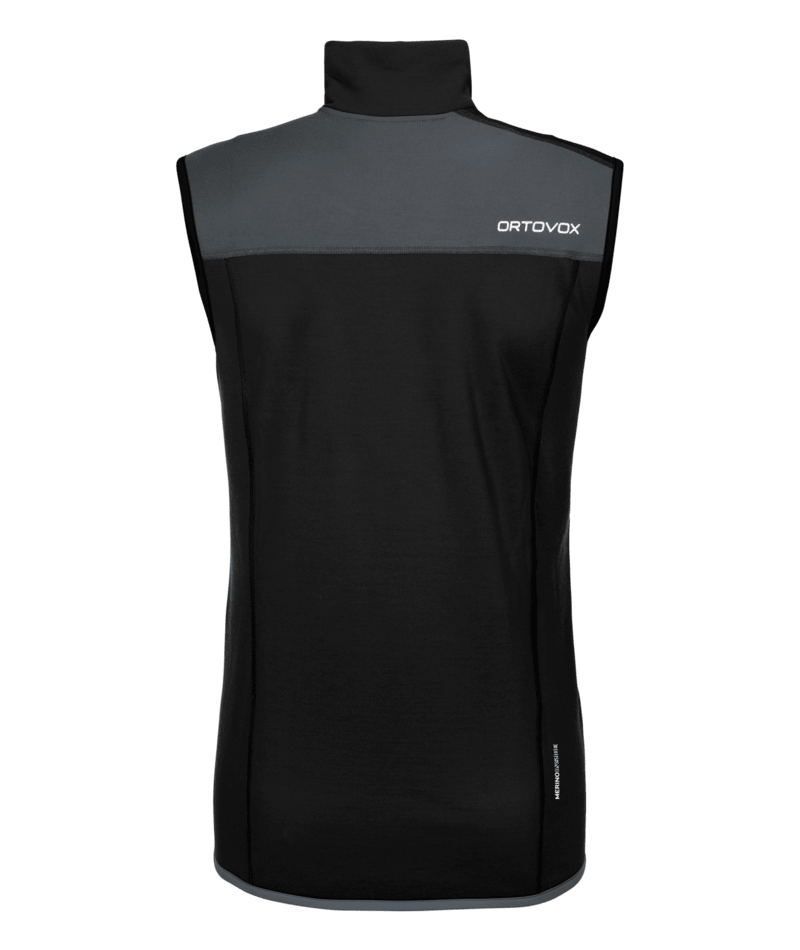"FLEECE VEST M" - "black raven"