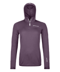 "FLEECE LIGHT GRID ZN HOODY W" - "wild berry"