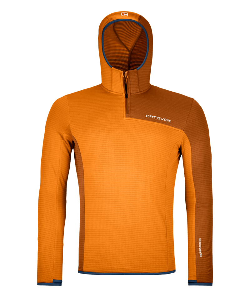 "FLEECE LIGHT GRID ZN HOODY M" - "sly fox"