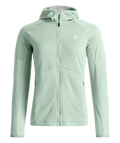 "FLEECE LIGHT GRID HOODY W" - "green acid"