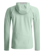 "FLEECE LIGHT GRID HOODY W" - "green acid"