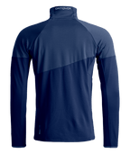 "FLEECE LIGHT GRID JACKET M" - "deep ocean"